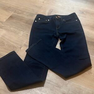 Tory Burch Dark Denim Straight Legs Pants Jeans Size 28